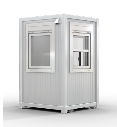 Verkaufscontainer isoliert