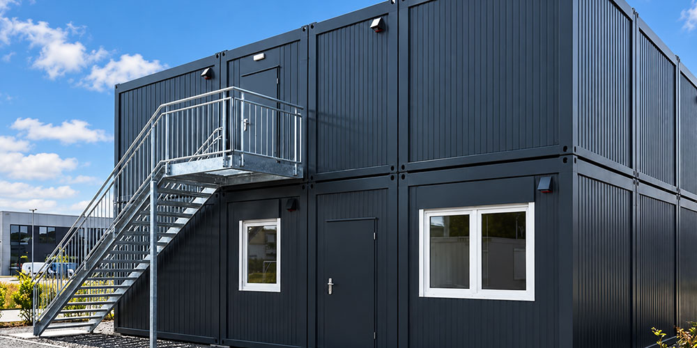 B&uuml;rocontainer - Stapelbar