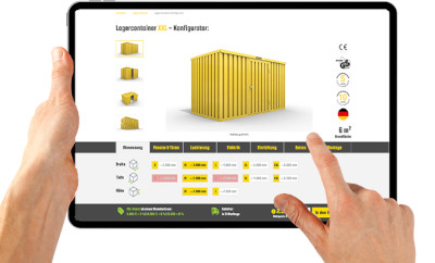 Konfigurieren Sie Ihren individuellen Gartencontainer