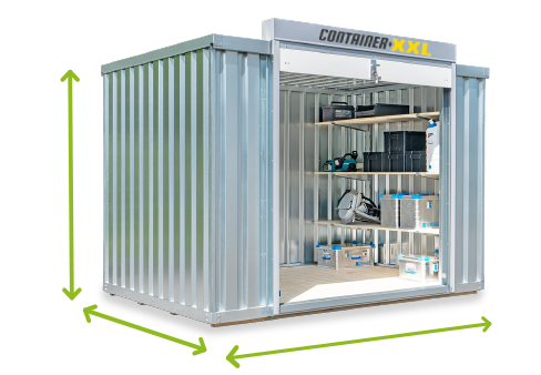 Materialcontainer Komplettsystem