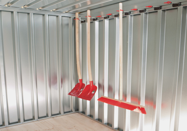 Werkzeugcontainer mit Gerteleiste