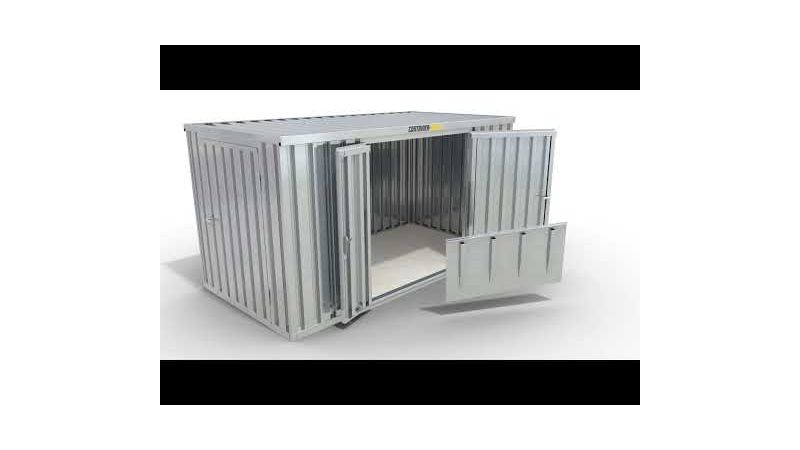 Auffahrrampen aus Aluminum B 1200 x L 1500 mm - Auffahrrampe passend für CONTAINER-XXL-Lagercontainer