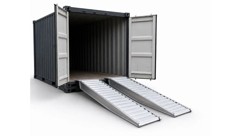 Verladerampe für Container von Metalmec - Paar - ohne Rand - M160 -  2.000 mm
