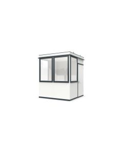 Pf&ouml;rtnerhaus - Meisterb&uuml;ro MultiRoom Outdoor Basic 5 - H2820 x B2400 x T2280 mm ohne Elektropaket in RAL 9002 - Grauwei&szlig;