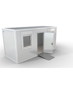 Auffahrrampe 850 x 1465 mm für Bürocontainer