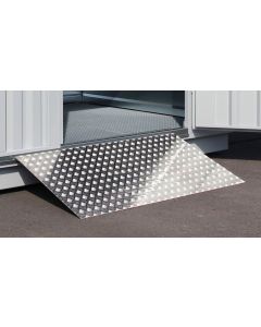 &Uuml;berfahrbr&uuml;cke aus Aluminum B 1.500 x L 750 mm - Auffahrrampe passend f&uuml;r S&auml;bu- FLADAFI-Materialcontainer