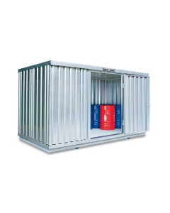 Gefahrstoffcontainer PLG, H2300xB4050xT2170 mm, 1270 mm Einflügeltür, erfolgt fertig montiert