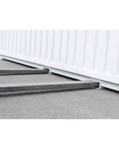 Staplertaschen für Lagercontainer mit Holzfußboden