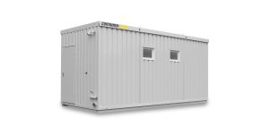 WC Container – 13 qm, H2950 x B6010 x T2530 mm, mobil einsetzbar, Erfolgt fertig montiert