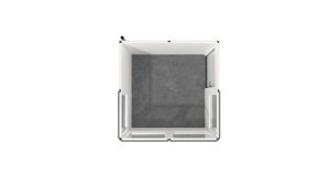 Pförtnerhaus - Meisterbüro MultiRoom Outdoor Basic 5 Mini - H2820 x B2400 x T2280 mm mit Elektropaket Mini in RAL 9002 - Grauweiß Pförtnerhaus - Meisterbüro MultiRoom Outdoor Basic 5 Mini - H2820 x B2400 x T2280 mm mit Elektropaket Mini in RAL 9002 - Grauweiß