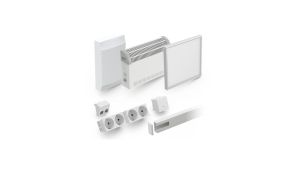 Pförtnerhaus - Meisterbüro MultiRoom Outdoor Basic 5 StarterPlus - H2820 x B2400 x T2280 mm mit Elektropaket StarterPlus in RAL 9002 - Grauweiß Pförtnerhaus - Meisterbüro MultiRoom Outdoor Basic 5 StarterPlus - H2820 x B2400 x T2280 mm mit Elektropaket StarterPlus in RAL 9002 - Grauweiß