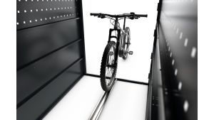 Fahrradgarage BikeBox Grundsystem - H1380 x B1150 x T2050 mm mit Einhebelgriff-Zylinderschloss