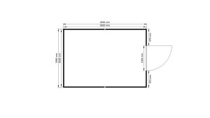 Gefahrstoffcontainer PLG, H2310xB3050xT4340 mm, 1270 mm Einflügeltür, erfolgt vormontiert Gefahrstoffcontainer PLG, H2310xB3050xT4340 mm, 1270 mm Einflügeltür, erfolgt vormontiert