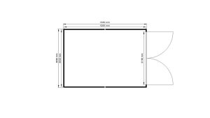 Gefahrstoffcontainer PLG, H2310xB3050xT4340 mm, 2750 mm Doppelflügeltür, erfolgt vormontiert Gefahrstoffcontainer PLG, H2310xB3050xT4340 mm, 2750 mm Doppelflügeltür, erfolgt vormontiert