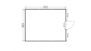 Gefahrstoffcontainer PLG, H2300xB5080xT6520 mm, 1270 mm Einflügeltür, erfolgt vormontiert Gefahrstoffcontainer PLG, H2300xB5080xT6520 mm, 1270 mm Einflügeltür, erfolgt vormontiert