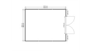 Gefahrstoffcontainer PLG, H2300xB5080xT6520 mm, 2750 mm Doppelflügeltür, erfolgt vormontiert Gefahrstoffcontainer PLG, H2300xB5080xT6520 mm, 2750 mm Doppelflügeltür, erfolgt vormontiert