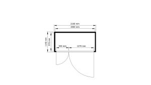Gefahrstoffcontainer PLG, H2300xB2100xT1140 mm, 1830 mm Doppelflügeltür, erfolgt fertig montiert Gefahrstoffcontainer PLG, H2300xB2100xT1140 mm, 1830 mm Doppelflügeltür, erfolgt fertig montiert