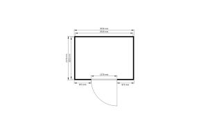 Gefahrstoffcontainer PLG, H2350xB3050xT2170 mm, 1270 mm Einflügeltür, erfolgt fertig montiert Gefahrstoffcontainer PLG, H2350xB3050xT2170 mm, 1270 mm Einflügeltür, erfolgt fertig montiert