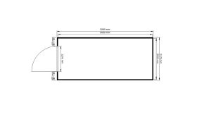 Gefahrstoffcontainer PLG, H2300xB5080xT2170 mm, 1270 mm Einflügeltür, erfolgt fertig montiert Gefahrstoffcontainer PLG, H2300xB5080xT2170 mm, 1270 mm Einflügeltür, erfolgt fertig montiert