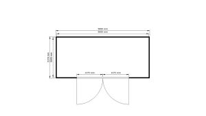 Gefahrstoffcontainer PLG, H2300xB5080xT2170 mm, 2750 mm Doppelflügeltür, erfolgt fertig montiert Gefahrstoffcontainer PLG, H2300xB5080xT2170 mm, 2750 mm Doppelflügeltür, erfolgt fertig montiert
