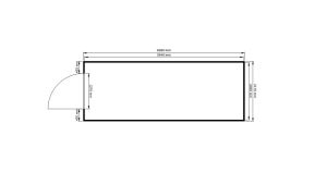 Gefahrstoffcontainer PLG, H2310xB6080xT2170 mm, 1270 mm Einflügeltür, erfolgt fertig montiert Gefahrstoffcontainer PLG, H2310xB6080xT2170 mm, 1270 mm Einflügeltür, erfolgt fertig montiert
