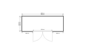 Gefahrstoffcontainer PLG, H2310xB6080xT2170 mm, 2750 mm Doppelflügeltür, erfolgt fertig montiert Gefahrstoffcontainer PLG, H2310xB6080xT2170 mm, 2750 mm Doppelflügeltür, erfolgt fertig montiert