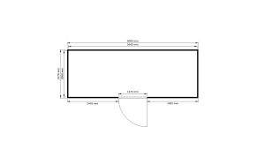 Gefahrstoffcontainer WGK 1-3, H2310xB6080xT2170 mm, 1270 mm Einflügeltür, erfolgt fertig montiert Gefahrstoffcontainer WGK 1-3, H2310xB6080xT2170 mm, 1270 mm Einflügeltür, erfolgt fertig montiert