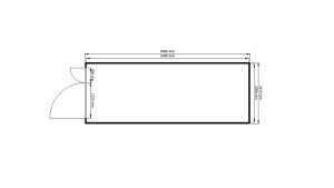 Gefahrstoffcontainer WGK 1-3, H2310xB6080xT2170 mm, 1830 mm Doppelflügeltür, erfolgt fertig montiert Gefahrstoffcontainer WGK 1-3, H2310xB6080xT2170 mm, 1830 mm Doppelflügeltür, erfolgt fertig montiert