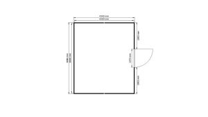 Gefahrstoffcontainer WGK 1-3, H2300xB5080xT4340 mm, 1270 mm Einflügeltür, erfolgt vormontiert Gefahrstoffcontainer WGK 1-3, H2300xB5080xT4340 mm, 1270 mm Einflügeltür, erfolgt vormontiert