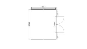 Gefahrstoffcontainer WGK 1-3, H2300xB5080xT4340 mm, 2750 mm Doppelflügeltür, erfolgt vormontiert Gefahrstoffcontainer WGK 1-3, H2300xB5080xT4340 mm, 2750 mm Doppelflügeltür, erfolgt vormontiert