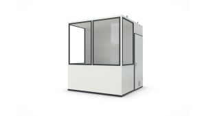 Hallencontainer MultiFlex 5, H2660 x B2280 x T2280 mm, ca. 5 m² Grundfläche, ohne Elektropaket, Farbe RAL 9002 - Grauweiß
