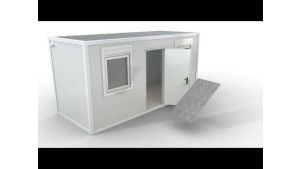 Auffahrrampe 850 x 1465 mm für Bürocontainer