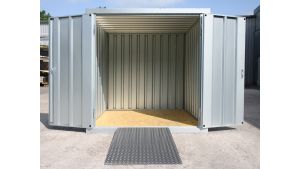 Auffahrrampe 870 x 1465 mm für Schnellbaucontainer