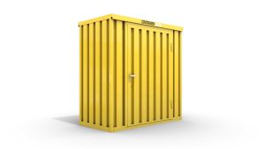 Gartencontainer, H2150 x B2100 x T2170 mm, RAL 1003 signalgelb