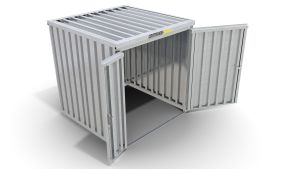 Draufsicht vom Lagercontainer LCS4004 – viel Stauraum online kaufen!