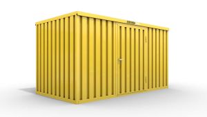 Gartencontainer, H2150 x B3050 x T2170 mm, RAL 1003 signalgelb