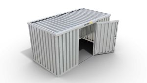 Draufsicht vom Lagercontainer LCM6007 – viel Stauraum online kaufen!