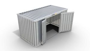 Draufsicht vom Lagercontainer LCM6009 – viel Stauraum online kaufen!