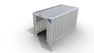 Draufsicht vom Lagercontainer LCM6008 – viel Stauraum online kaufen!