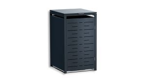 Mülltonnenbox Design Nexus, 1er Box für 240-Liter-Mülltonne – Höhe 116,3 cm × Breite 68 cm × Tiefe 80 cm – Anthrazit (RAL 7016)