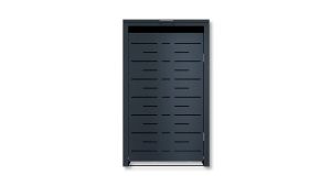 Mülltonnenbox Design Nexus, 1er Box für 240-Liter-Mülltonne – Höhe 116,3 cm × Breite 68 cm × Tiefe 80 cm – Anthrazit (RAL 7016)