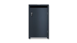Mülltonnenbox 1er Box für 240-Liter-Mülltonne – Höhe 116,3 cm × Breite 68 cm × Tiefe 80 cm – Anthrazit (RAL 7016)