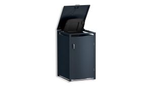 Mülltonnenbox 1er Box für 240-Liter-Mülltonne – Höhe 116,3 cm × Breite 68 cm × Tiefe 80 cm – Anthrazit (RAL 7016)