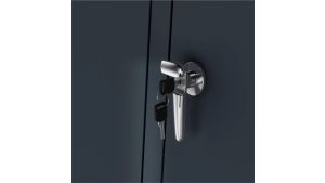 Mülltonnenbox 2er Box für 240-Liter-Mülltonnen – Höhe 116,3 cm × Breite 132 cm × Tiefe 80 cm – Anthrazit (RAL 7016)