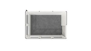 Pförtnerhaus - Meisterbüro MultiRoom Outdoor Basic 7 - H2820 x B3510 x T2280 mm ohne Elektropaket in RAL 9002 - Grauweiß Pförtnerhaus - Meisterbüro MultiRoom Outdoor Basic 7 - H2820 x B3510 x T2280 mm ohne Elektropaket in RAL 9002 - Grauweiß