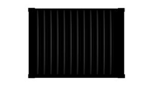 Seecontainer 10 Fuß mit 2 x Doppelflügeltür - 7,44 qm, H2591 x B3000 x T2438 mm, anthrazit, mit Holzfußboden