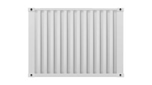 Seecontainer 10 Fuß - 7,44 qm, H2591 x B3000 x T2438 mm, weiß, mit Holzfußboden