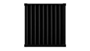 Seecontainer 40 Fuß - 30,24 qm, H2591 x B12192 x T2438 mm, anthrazit, mit Holzfußboden