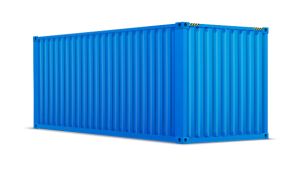 Seecontainer 20 Fuß - 14,91 qm, H2591 x B6058 x T2438 mm, bau, mit Holzfußboden