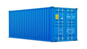 Seecontainer 20 Fuß - 14,91 qm, H2591 x B6058 x T2438 mm, bau, mit Holzfußboden